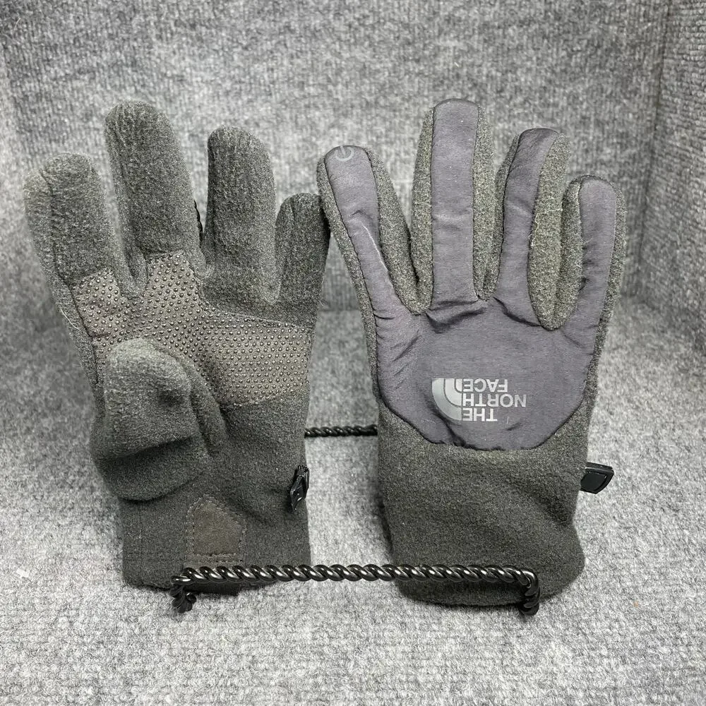 The North Face Youth Denali U/R Powered Gloves Youth Small Black Etip Light